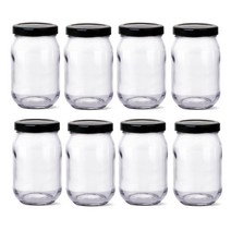 글라스락 580 높은형 유리병 블랙 500ml + 뚜껑 랜덤 발송, 160세트