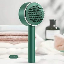 포마드빗 한키 청소 탈모 에어백 마사지 두피 빗 정전기 방지 헤어 브러시, 01 Green