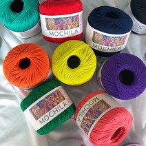 [10+1]모칠라 실 50g /가방 클러치 소품 뜨개질코바늘 면 cotton mochila yarn, 32
