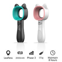 휴대용 bladeless 팬 usb 충전식 미니 쿨러 없음 잎 핸디 냉각 3 속도 수준 데스크탑 공기 흐름, 호주, 검은 색