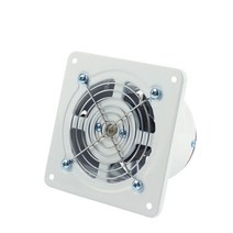 dmwd 4 inch 강력한 자동 환기 팬 욕실 배기 팬 주방 범위 후드 공기 추출기 화장실 창 ventilator 25w, 흰색 사각형