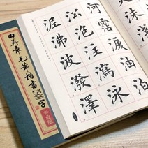 서예연습 붓글씨 교본 한자 서예 중국어348693 L6, 3. 전통 일반 스크립트 187페이