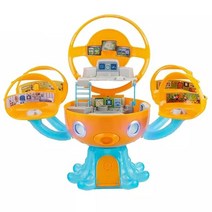 Octonauts-옥토포드 플레이 세트 8 피스 어린이용 심해 캡틴 따개비 빛과 소리 액션 피규어 장난감, 03 pod with no dolls