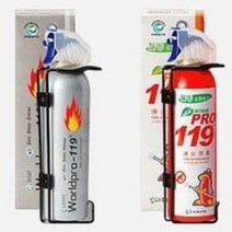 차량용 소화기 간이 소형 미니 휴대용 캠핑, 실버