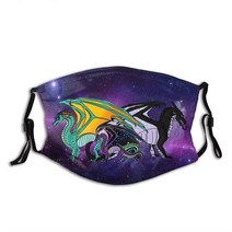 야외 마스크 보호 5중 활성탄 필터 성인 남성 여성 반다나 휴일 생일 선물 Black12. One Size, 1 Count (Pack of 1)_Black5