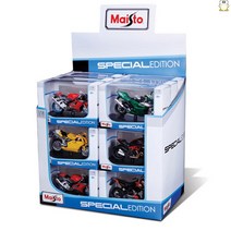 1:18 다이캐스트 DC 오토바이 모형 랜덤 바이크 장난감 장식 소품 아기 유아 어린이 선물