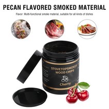 훈연칩 스모크우드 훈연톱밥 바베큐 캠핑 4 종류의 향기로운 훈제 나무 분자 요리 미식가 공기 쿨러 요리, 03 Cherry Wood
