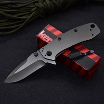 다기능 휴대 Kershaw 1905 캠핑 서바이벌 나이프 Edc 공구 고경도 포켓 잭 접이식 유틸리티 전술 전투 과일, 04 1556 Gray Titanium