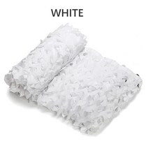 위장 그물 군사 훈련 그라운드 쉐이드 사냥 은폐 울타리 태양 보호소 파티 장식, WHITE+15m x 5m