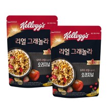 켈로그 리얼 그래놀라 오리지널 시리얼, 400g, 2개