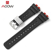 호환 시계줄 카시오 g-shock gmw-b5000 스테인레스 스틸 후프 블랙 방수 고무 교체 팔찌 액세서리 용 수지 스트랩