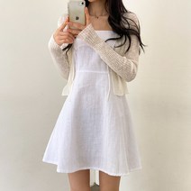 더핑크 / [더핑크] 벨크 썸머 린넨 뷔스티에 미니 원피스