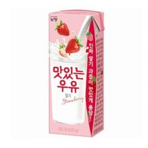남양유업 맛있는 우유 GT 멸균 딸기 180ML 24개