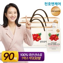 [천호엔케어] 산수유야관문 진액 오리지널 80ml 30팩 3박스/산수유즙 비수리, 30개입3박스