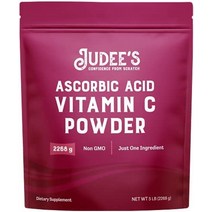 judee의 순수 비타민 C 분말 11.25온스 - 100 비GMO 글루텐 프리 및 너트 프리 - (l - 아스코르브산) - 면역 지원 앰프 항산화 보충제 - 필러 없음 - 및, 5파운드(1팩)