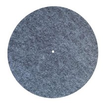 턴테이블 매트 Slipmat Audiophile 12 ''플래터 비닐 레코드 플레이어 Anti-Vibr, [04] Gray