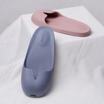 [슬림퍼] 양발 구분없는 문에 안걸리는 욕실화 슬림퍼 뮬보스, 블루그레이