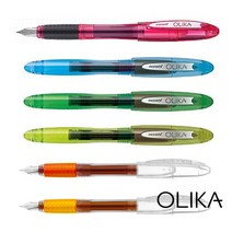 모나미 올리카 만년필 F촉 / EF촉 / 리필카트리지 / 캘리그라피 / 손글씨, F, RED VIOLET