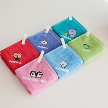 NEW 카카오프렌즈 니니즈 캐릭터 자수 주방 핸드 타월 고리 수건 50g 1매, 콥&빠냐(민트), 옵션선택
