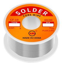 인두기 용접 와이어 Sn60Pb40 로진 코어 납땜 납 고순도 저 융점 비 세척 주석 50G1 0mm, 02 0.8mm