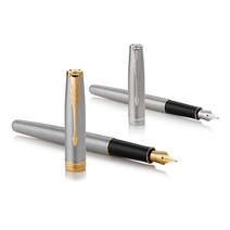 파카 만년필 소네트 스텐레스 스틸 2종 택1, CT2+각인, F