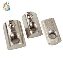 20PS/10PS M3 M4 M5 M6 M T 스프링 너트 2020 3030 4040 4545 알루미늄 프로파일 용 반원형 탄성 블록, 11 40s M5 10Ps