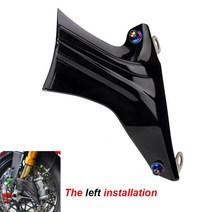 오토바이 브레이크 캘리퍼스 공기 냉각 덕트 가와사키 z1000r zx-10r zx10r 혼다 cbr1000rr cbr 1000rr-r sp 인도 ftr 1200 s, 왼쪽 스타일2