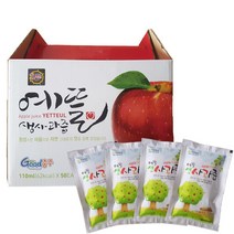 예뜰과수원 예뜰 생사과즙 110ml x 50포, 50팩