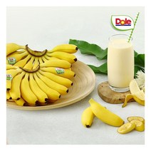 [돌] [Dole 본사직영] 미니 바나나 4송이 2kg (개당 500g 내외), 상세 설명 참조