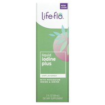라이프 플로 헬스액상 요오드 플러스 무맛 59ml 요오드화 칼륨 Iodine, 1개, 59ml(2fl oz)