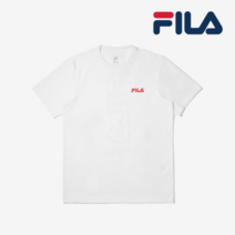 휠라[FS2RSD2208X] 공용 기능성 네온 로고 반팔 티 OWH