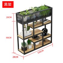 인테리어가벽 원목 파티션 공간분리 원룸 이동식 책꽂이 칸막이 철제 가림막 파티션, 길이150 폭28 높이110 블랙