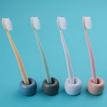 [오죤] 올커니 숨쉬는 칫솔 로얄 이중 미세모 빠른 통풍건조, 6개