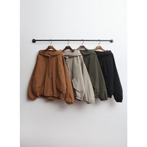 윤미씨 셔링후드 자켓 쟈켓 점퍼 잠바