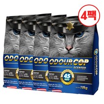 [고양이모래] 오더캅 골드(유향) 9.5kg 4포, 단품, 상세 설명 참조