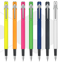 까렌다쉬 849 메탈 만년필, F, 블랙