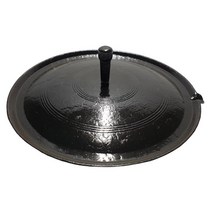 창조명품주물 무쇠 솥뚜껑 불판 지름 30cm~80cm 2~20인용 구이판 가마솥 뚜껑 캠핑 가정용, 솥뚜껑불판 600호 자름60cm