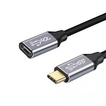 리코gr2 cctv 카메라 케이블USB C 연장 케이블 USB3.1 10Gbps PD100W 남성 여성 유형 코드 전화 노트북 닌, 01 straight_06 300cm