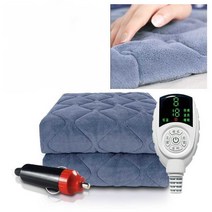 usb온열매트 담요 전기방석 캠핑용 보조배터리 휴대용 백패킹, 12V 다기능 (이중 제어) 170x120cm