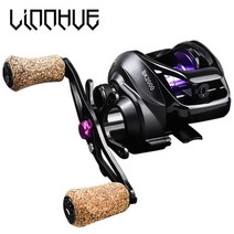 LINNHUE 베이트 캐스팅 릴 BK2000 낚시 릴 7.2:1 고속 5.5KG 최대 드래그 마그네틱 시스템 우드 핸들 바닷물 릴 낚시, 오른손, 협력사, BK
