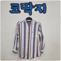 남01725 빈폴정품 빈티지 스트라이프 남방 셔츠 중고 구제 코딱지구제