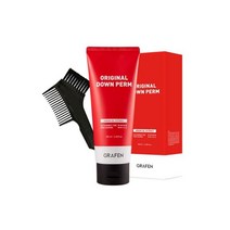다운 펌 스트레이트 파마 약 남자 나혼자 집에서 잔머리 매직 미용실 그라펜, 100ml, 1개