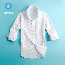 헤이브로 아사셔츠_썸머아사 종이학화이트 남자 아사셔츠