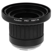 Fotodiox Pro Lens Mount Adapter - Mamiya RB67 Mount SLR Lens to Pentax K (PK) Mount SLR Camera Body, 1, Black