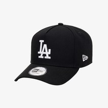 [백화점매장 정품출고] 뉴에라 야구모자 볼캡MLB 화이트 온 블랙 LA 다저스 K프레임 볼캡