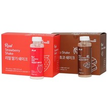 숀리의 체중조절용 단백질쉐이크 7개 1박스, 혼합(딸기맛1박스+초코맛1박스), 2주세트