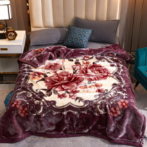 Covlanink 해피월드샵 겨울 밍크 담요 소형 중형 대형 두꺼운 극세사 이불 1인용 2인용