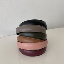 시나몬걸 레더 가죽 6color 머리띠 기본 헤어밴드