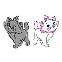 고양이 밥그릇 강아지 식기 물그릇 귀여운 마리 금속 절단 다이 디즈니 귀족 컷 DIY 스크랩북 카드 제작 장식 종이 공예 새로운 2022, [01] China, [02] 54x67mm