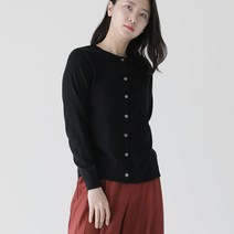 라임데일리 여성 라운드 니트 가디건